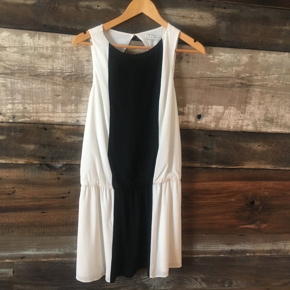 Alice + Olivia Color Block Mini Sundress